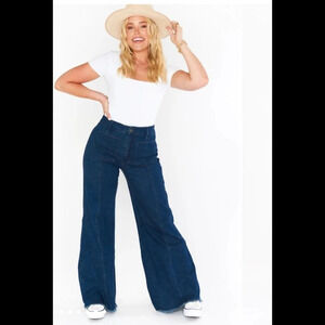Show Me Your Mumu Ashbury Wide Leg Jeans